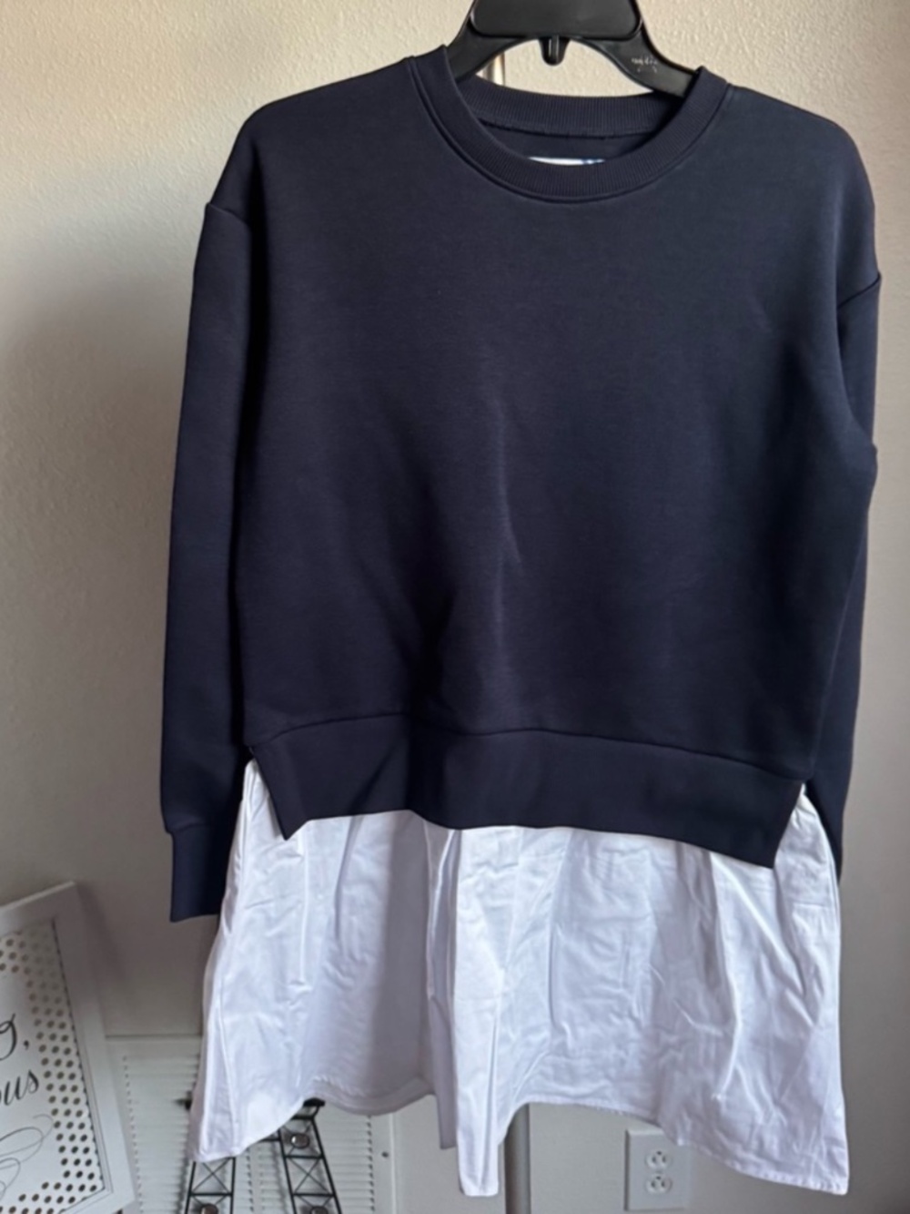 NWT Addison Bay Harper Mixed Media Dress Sz L - Picture 7 of 7